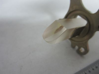 OPTICAL MOUNTED PRISM [needs cleaning] LASER OPTICS BIN#S2-56