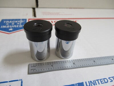Wild Swiss Pair 10xK Eyepiece Ocular Microscope Part Optics AS Pic