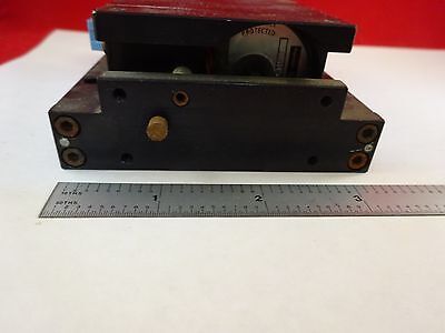 MICROSCOPE PART POSITIONING ARDEL KINAMATIC MICROMETER STAGE AS IS BIN#F8