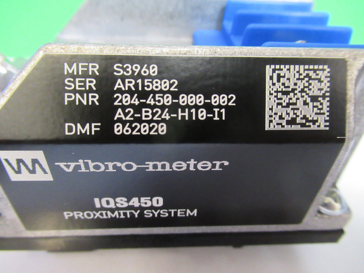 MEGGITT VIBRO-METER IQS450 204-450-000-002 MODULE for PROXIMITY SENSOR Q7-A-01