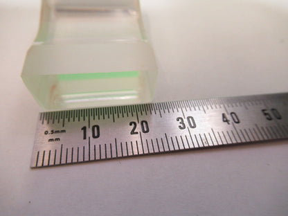 OPTICAL  RECTANGULAR PLANO CONCAVE LENS OPTICS AS PICTURED 80-B-12