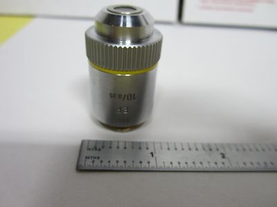 Microscope Part Ernst Leitz Germany Objective Ef 10X Optics