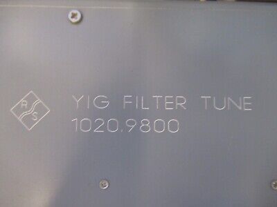 BOARD for ROHDE & SCHWARZ EMI TEST RECEIVER YIG FILTER TUNE 1020.9800 &4B-A-77