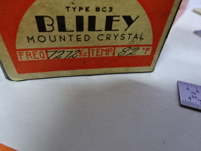 BLILEY ELECTRIC BC3 FREQUENCY QUARTZ RESONATOR AS PICTURED &AB-21
