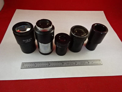 FOR PARTS MICROSCOPE PART LOT EYEPIECES OCULAR OPTICS AS IS BIN#T1-B-09