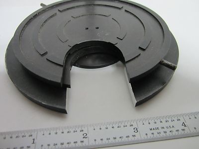 MICROSCOPE PART ROTARY STAGE  AS IS BIN#R2-44