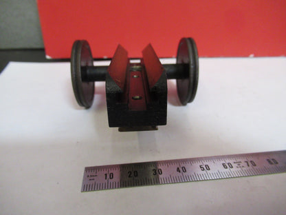 ANTIQUE BRASS SPENCER STAGE MICROMETER KNOBS MICROSCOPE PART AS PICTURED S3-B-18