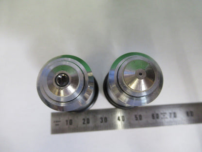 LOT OBJECTIVE OLYMPUS JAPAN 40X 100X MICROSCOPE PART AS PICTURED T4-B-27