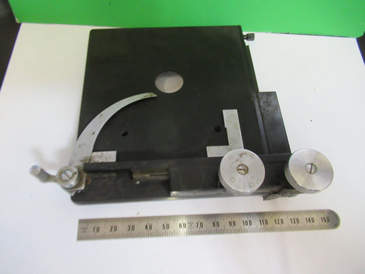 Bausch & Lomb Vintage Stage Table Xy Antique Microscope Part