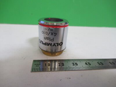 Olympus Japan 4X Plan Infinity Objective Microscope Part