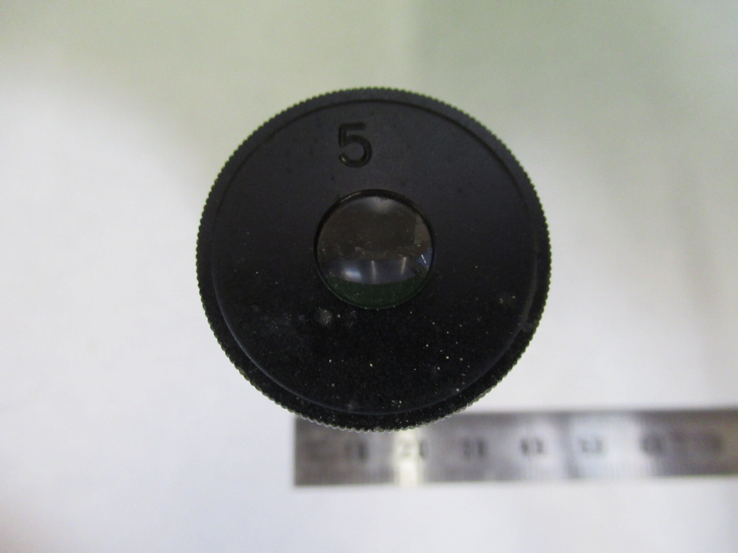 ANTIQUE BAUSCH LOMB EYEPIECE 5X OPTICS MICROSCOPE PART AS PICTURED X4-A-40