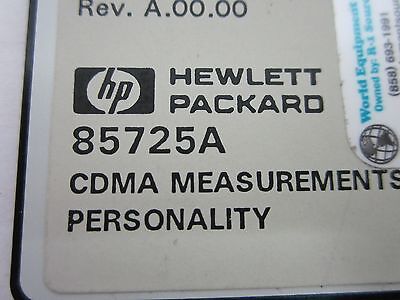 HP MEMORY CARD 85725A CDMA PCMCIA BYTES SRAM  BIN#B2-C-74