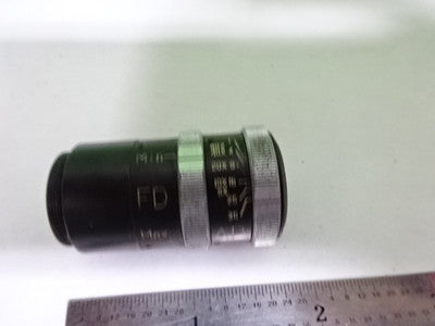 MICROSCOPE PART OBJECTIVE END PIECE FD DIAPHRAGM OPTICS AS IS #AF-81