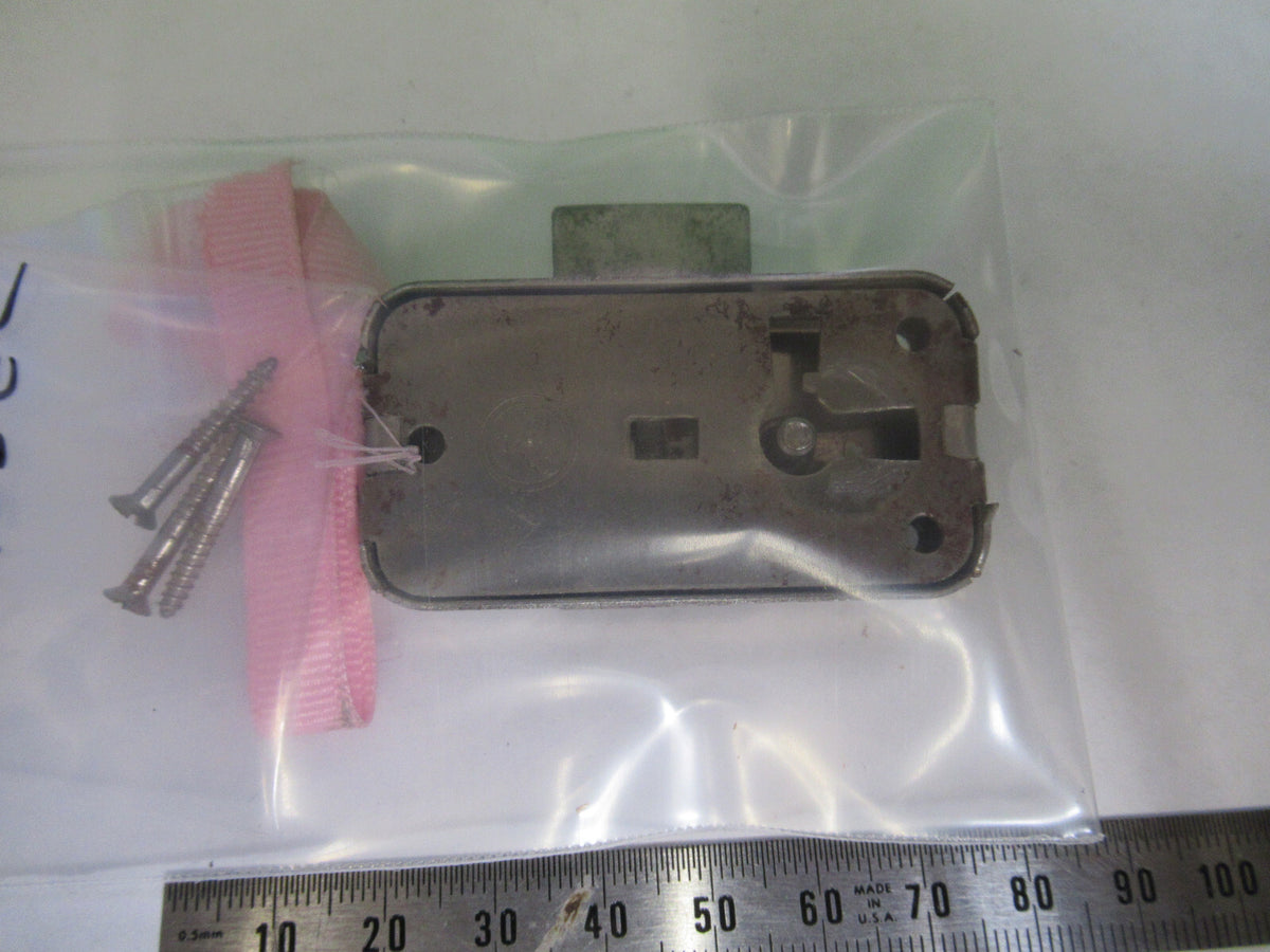 ANTIQUE LOCK + KEY for CBS KASSEL CABINET MICROSCOPE PART AS PICTURED G8-A-36