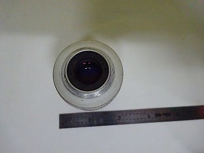 MICROSCOPE PART OPTICAL COSMICAR TV LENS 25 mm CAMERA OPTICS AS IS BIN#P7-03