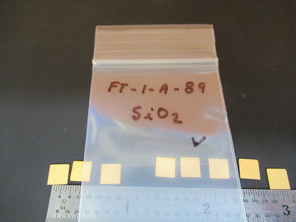 Lot Quartz Y-cut Piezoelectric Blanks Gold Plated Ultrasonic Sensor