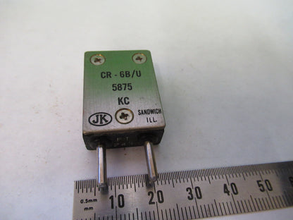 CR-68/U WWII JK CTS QUARTZ CRYSTAL FT-243 5875 KC FREQUENCY RADIO AMATEUR S1-B35