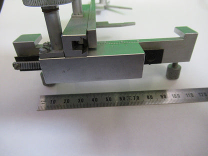 MADE in GERMANY CLIPS ATTACHMENT STAGE XY MICROSCOPE PART AS PICTURED Q7-B-23