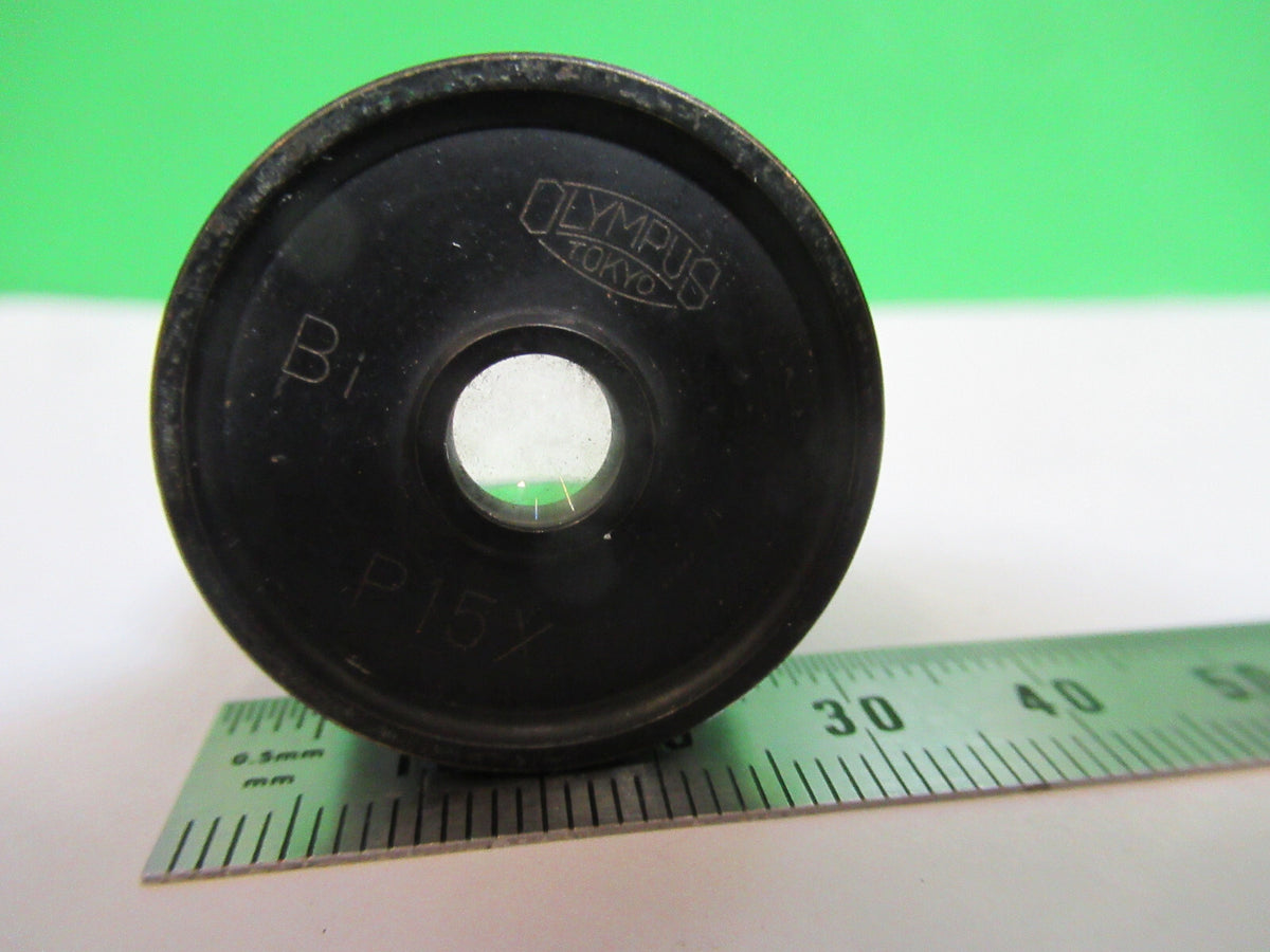 Olympus P15X [dirty] Eyepiece Optics Microscope Part