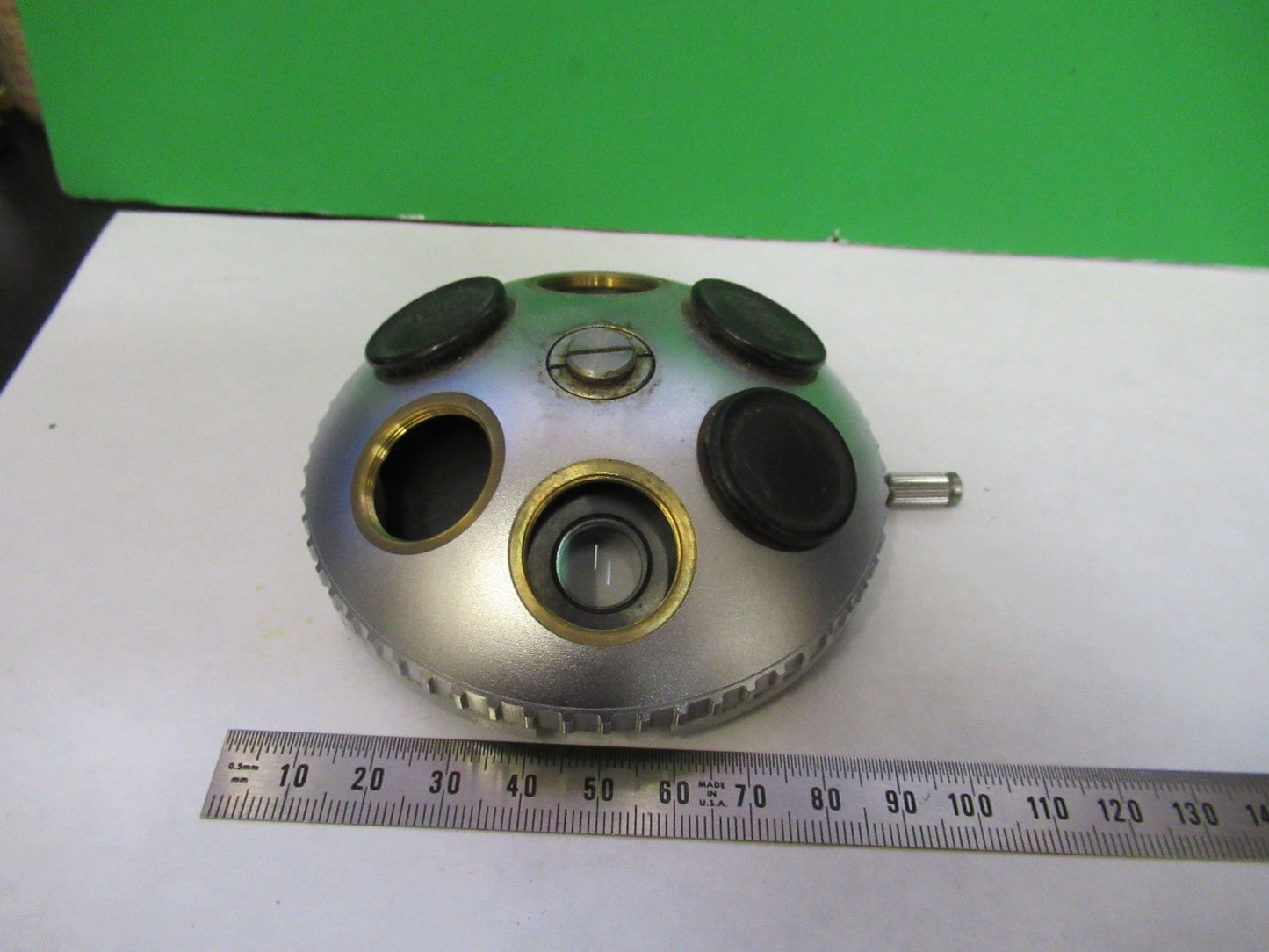 ZEISS GERMANY SEXTUPLE NOSEPIECE  471710 MICROSCOPE PART AS PICTURED T2-A-23