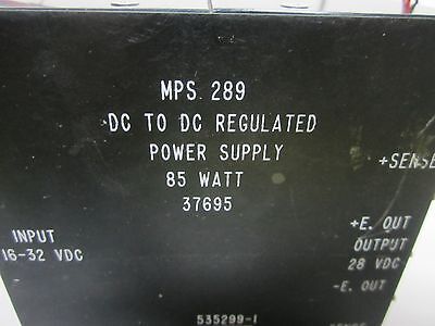 POWER SUPLLY DC AVIONICS HARRIS GRC-206 #B5-T-96