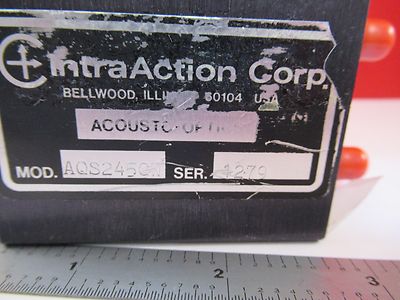 Optical Acoustic Modulator Aom Intraaction AQS245CW Laser Optics