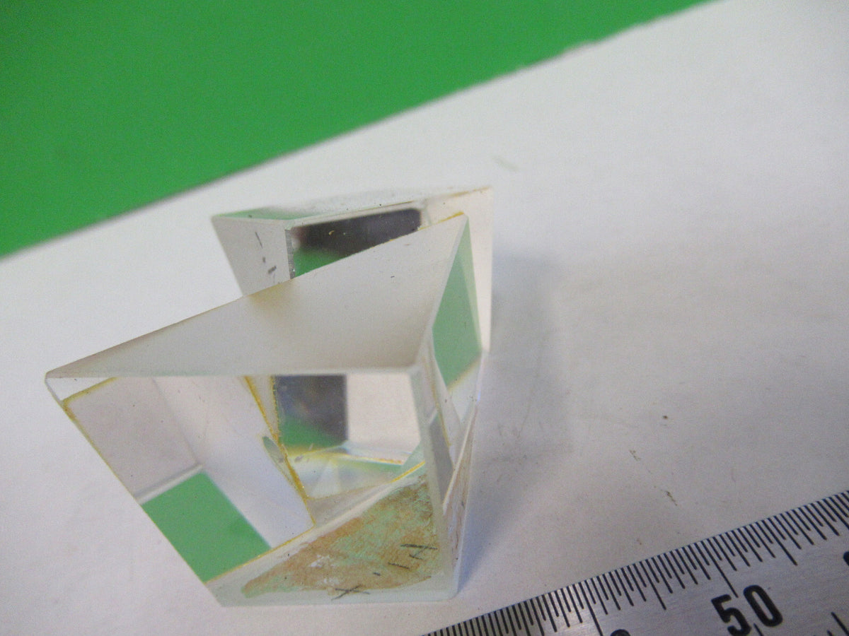 OPTICS AO AMERICAN HEAD STEREO GLASS PRISM MICROSCOPE PART AS PICTURED X4-A-09