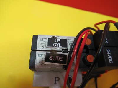SMC NVJ3 PNEUMATIC AIR PRESSURE VALVE ASSEMBLY AS PICTURED &16-C-49