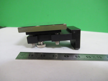 OLYMPUS JAPAN MOUNTED GLASS FLAT MIRROR MICROSCOPE PART AS PICTURED T6-B-07