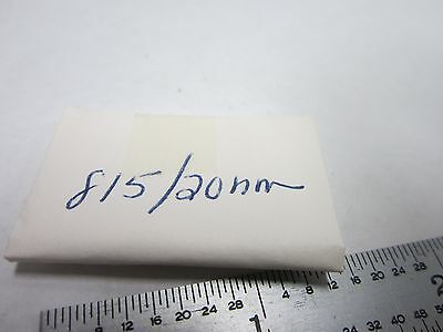 OPTISCHE MINI 815/20 nm INFRAROTFILTER LASEROPTIK WIE BESEHEN BIN#Q9-70