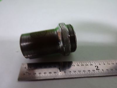 MIKROSKOPTEIL OBJEKTIV VINTAGE BAKER LONDON 1/6" OPTIK WIE BESEHEN BIN#H7-A-19
