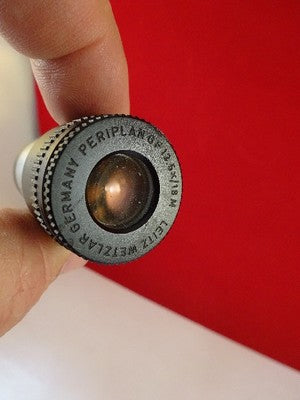 Microscope Part Eyepiece Ocular Ernst Leitz Gf 12.5X/18 Germany Optics