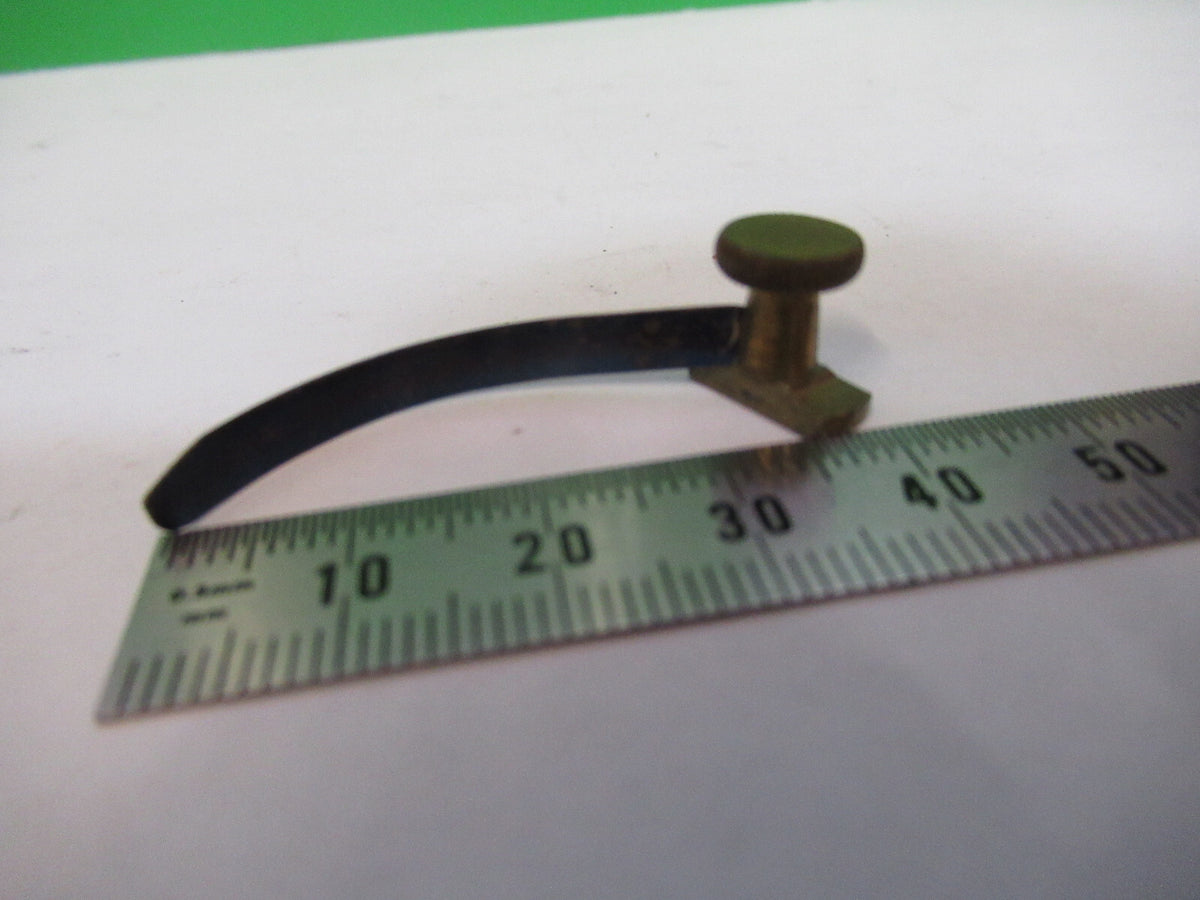 Antique Brass England Rj Beck Clip Stage Microscope Part