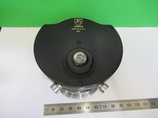 American Optical Co. American Spencer Lens Co. Phase Condenser Optics Microscope Part
