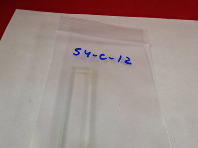 RECTANGULAR BI CONCAVE LENS OPTICAL OPTICS AS PICTURED &S4-C-12