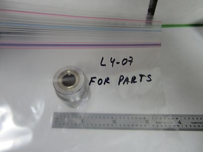 FOR PARTS MICROSCOPE OBJECTIVE LEITZ GERMANY [scratched] 10X OPTICS BIN#L4-07