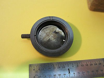 MICROSCOPE PART REICHERT AUSTRIA ATTENUATOR FILTERS PERFORATED PLATES BIN#2A