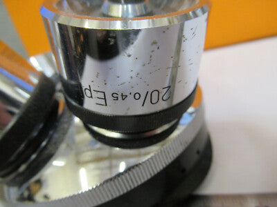 Wild Swiss Nosepiece + Objectives Microscope Part AS Pic M20