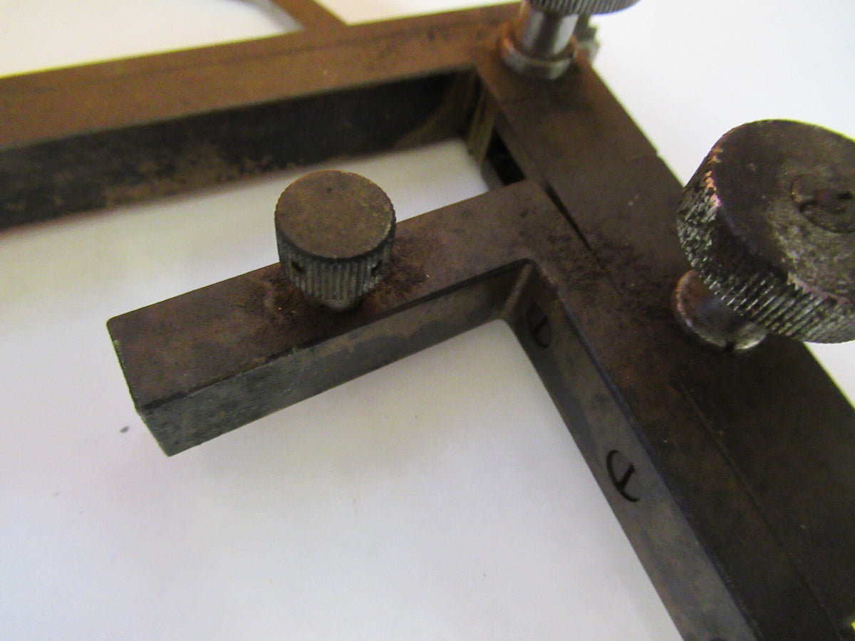 ANTIQUE REICHERT AUSTRIA STAGE XY HOLDER MICROSCOPE PART AS PICTURED Y4-A-125