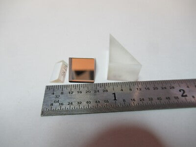 Lot 3 Ea Mini Prisms Optical Glass Mil Spec Laser Optics