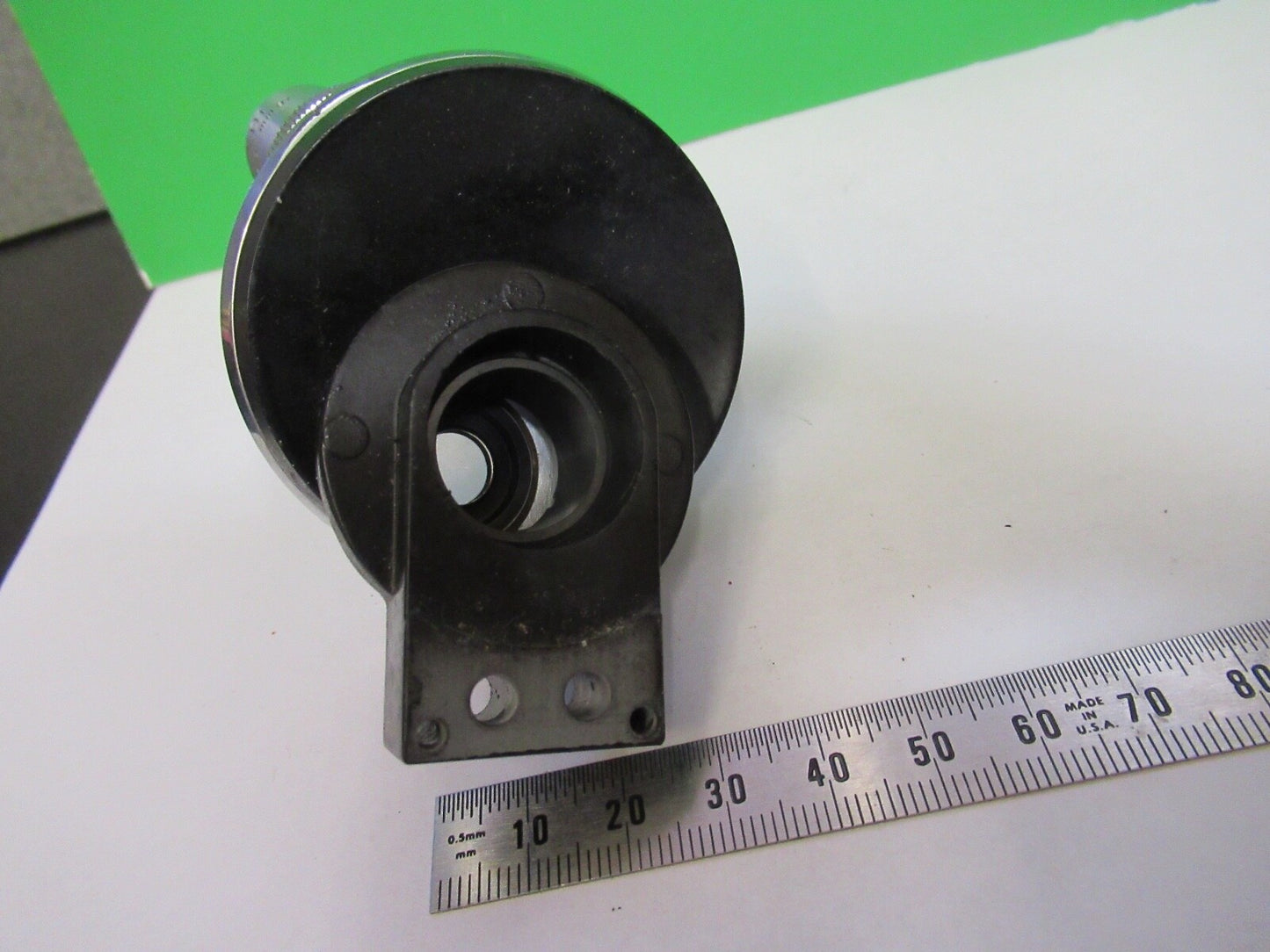 BAUSCH LOMB nosepiece + 3 objectives OPTICS MICROSCOPE PART AS PIC  z7-b-16