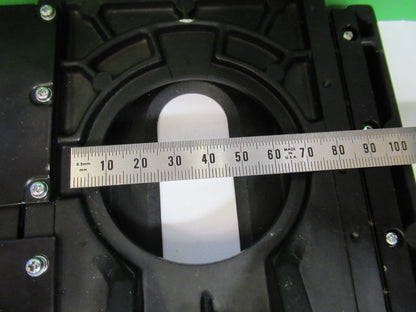 OLYMPUS JAPAN XY STAGE TABLE MICROSCOPE PART AS PICTURED T4-B-08