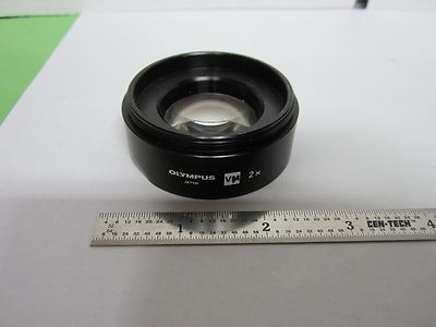 MICROSCOPE PART OLYMPUS LENS 2X STEREO SCOPE OPTICS BIN#F4-07