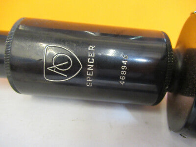 SPENCER TUBE NOSEPIECE + OBJECTIVES ANTIQUE MICROSCOPE PART AS PICTURED &P2-A-80
