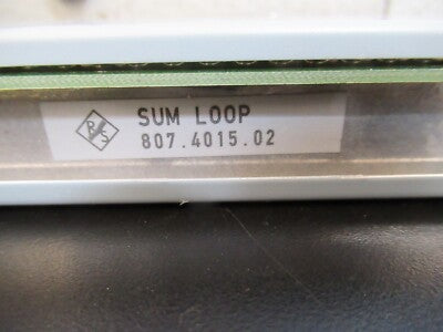BOARD for ROHDE & SCHWARZ EMI RECEIVER MODULE SUMMING LOOP 807.4015.02 &B5-A-07