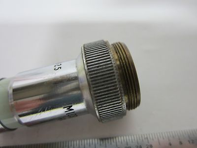 MIKROSKOP-OBJEKTIV VICKERS UK ENGLAND 10X METALLOGRAPH OPTICS BIN#G5-24
