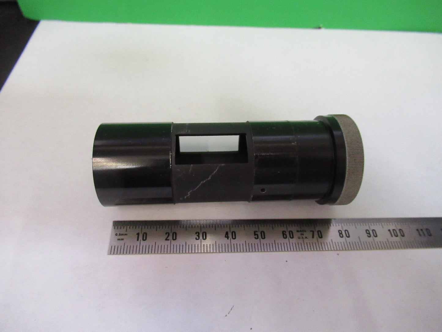 CARL ZEISS GERMANY ILLUMINATOR LENS ASSEMBLY MICROSCOPE PART AS PICTURED X9-B-89