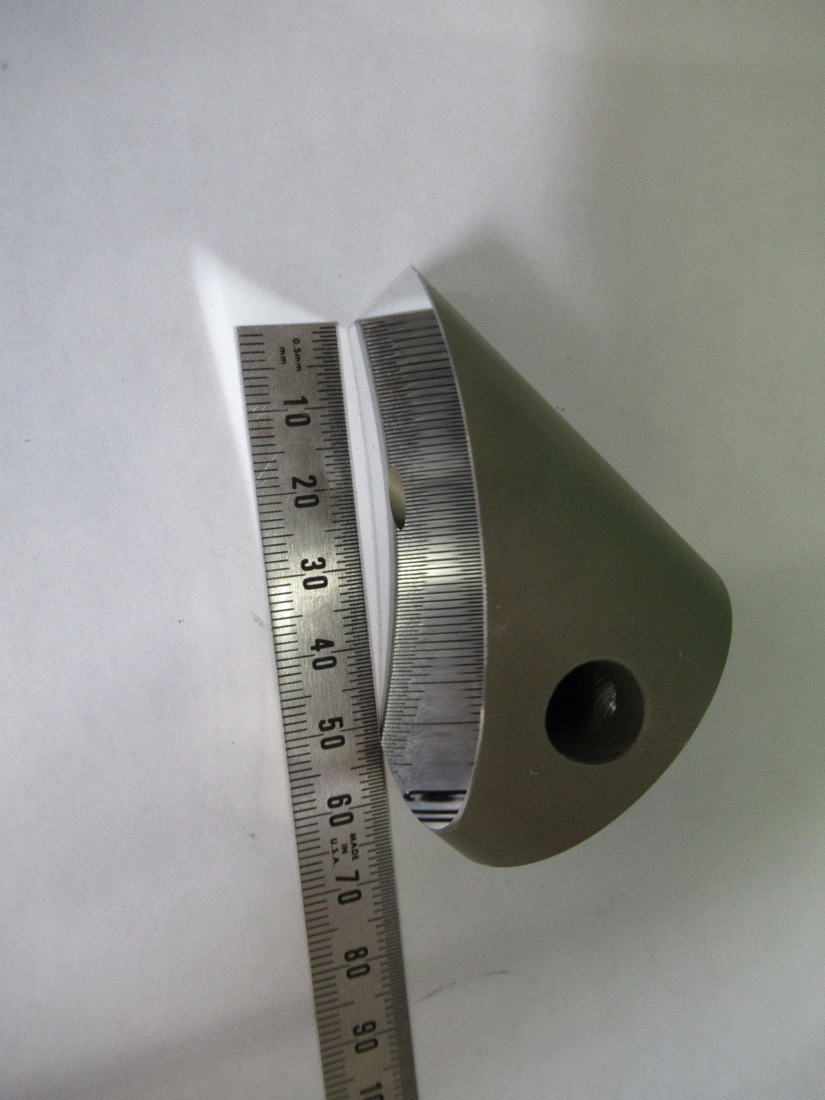 OPTICS OLYMPUS JAPAN PARABOLIC METAL MIRROR OPTICAL AS PICTURED T4-A-16