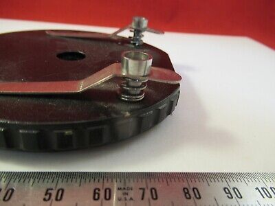 UNKNOWN MAKER MICROSCOPE STAGE TABLE AS PICTURED &L1-A-14