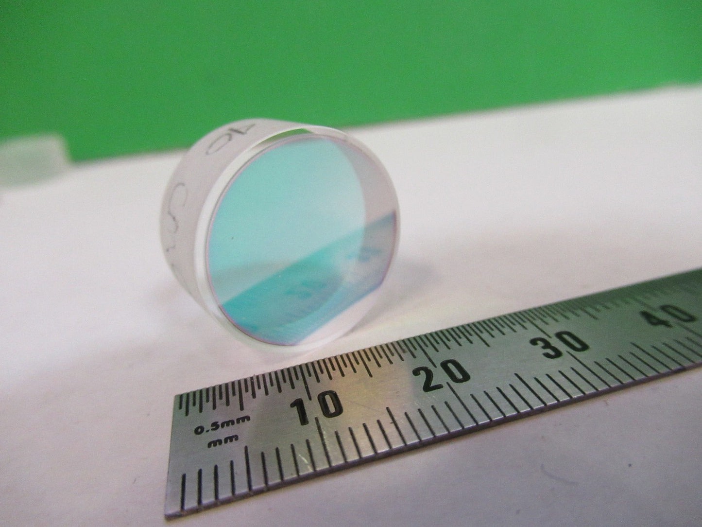OPTICAL COATED DICHROIC MIRROR FILTER LASER OPTICS LENS AS PICTURED U8-A-129